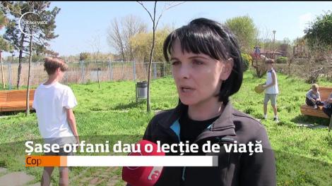 Șase orfani dau o lecție de viață. Copiii au nevoie de o locuință. Stau în casa unui prieten al familiei