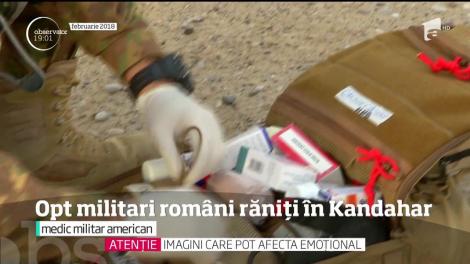 Opt militari români au fost răniţi după un atentat sinucigaş comis în Kandahar!