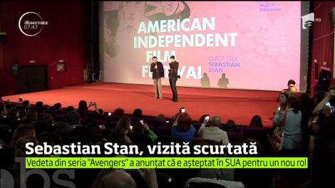 Sebastian Stan,  actorul de origine română din filmele ”Avengers” și "I, Tonya", nevoit să plece mai devreme din România. „Sper să mă pot revanşa!“