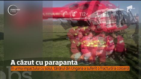 Un tânăr de 25 de ani din Ungaria a căzut cu parapanta în zona vârfului Rez