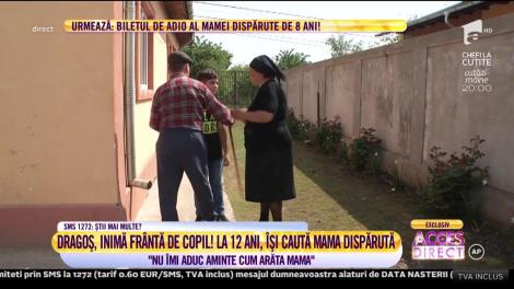 La 12 ani, Dragoş îşi caută mama dispărută acum opt ani!
