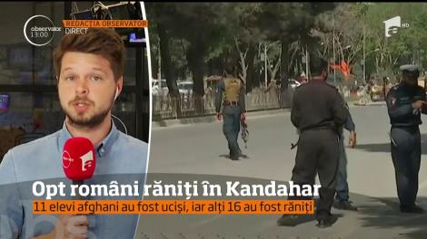 Opt români răniți într-un atentat sinucigaș, în Afghanistan