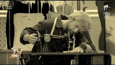 ”Munca și cum să ne ferim de ea”. De Ziua Muncii, Dani întruchipează un croitor, iar Răzvan un cizmar-chimist!