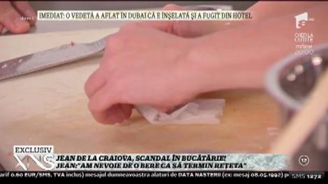 Jean de la Craiova, scandal în bucătărie! A vrut să facă sarmăluţe în bere!