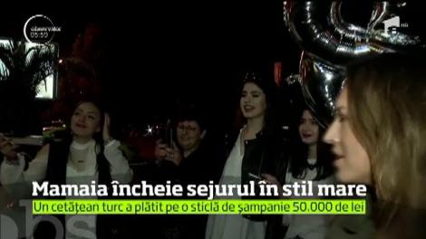 Mamaia încheie sejurul în stil mare. Un cetățean turc a plătit pe o sticlă de șampanie 50.000 lei