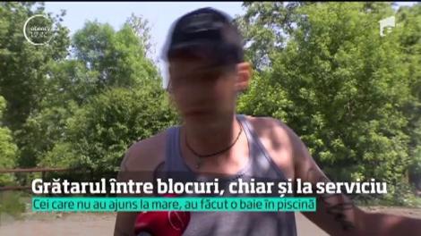 Grătarul ăntre blocuri, chiar și la serviciu. Patronii de restaurante au fost și ei bucuroși: zeci de mii de mititei vânduți