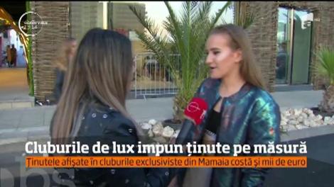 Tinerele care s-au distrat în cluburile exclusiviste din Mamaia au avut ţinute pe măsură