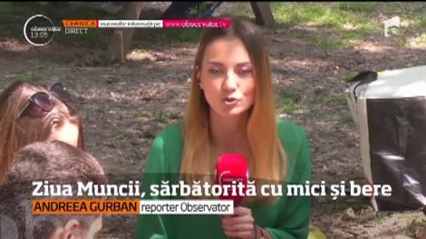 Ziua Muncii, sărbătorită cu mici și bere în pădurea Cernica