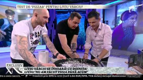Test de "pizzar" pentru Liviu Vârciu, la Xtra Night Show! "A ieşit cam crudă"