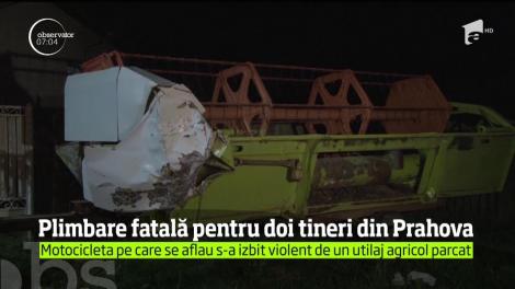 O plimbare cu motocicleta a sfârşit tragic pe o şosea din Prahova