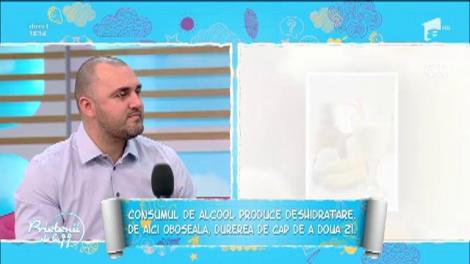 Încă nu v-ați revenit după minivacanță? Specialistul în nutriție, Cristi Mărgărit, totul despre alcool și remedii pentru mahmureală