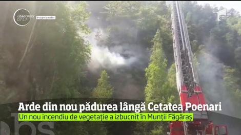 Este alertă din nou în munţii Făgăraş, în apropierea cetăţii Poenari