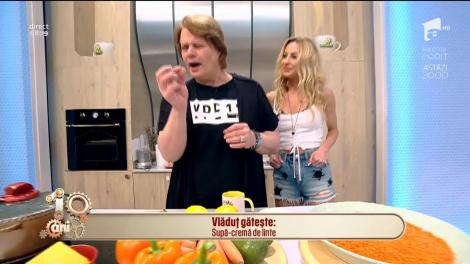 Rețeta lui Vlădutz vine la fix, după mici și grătar: "Supă cremă de linte", una extrem de sănătoasă și delicioasă