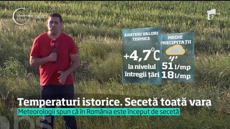 Temperatui istorice în luna aprilie. Urmează o vară extrem de secetoasă