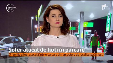 Incident șocant în Sineşti. Câţiva bărbaţi au atacat o maşină într-o parcare. Indivizii voiau să jefuiască maşina