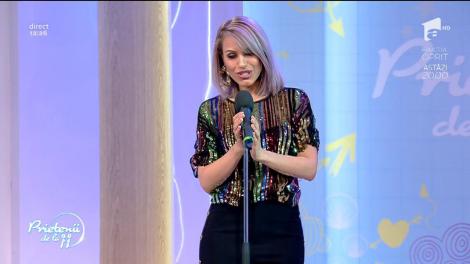 Amna, îți mulțumim! Minirecital la "Prietenii de la 11"! Artista și-a schimbat look-ul!