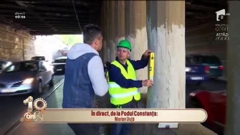 Podul Constanța va fi reparat în maxim 24 de ore! Un supermeșter: „Nu-i nevoie de constatare, se vede cu ochiul liber, e treabă făcută de mântuială!”