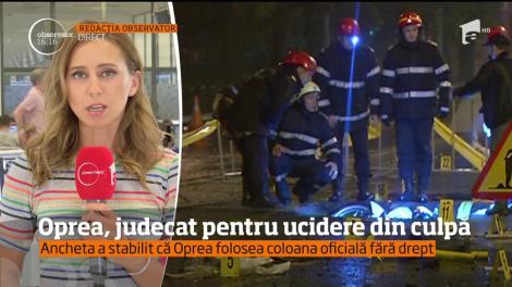 Gabriel Oprea este judecat pentru ucidere din culpă