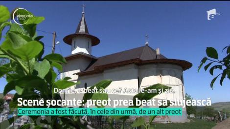 VIDEO! Scene șocante cu un preot din județul Vaslui. Slujitorul Domnului, prea beat pentru a cununa mirii în Biserică