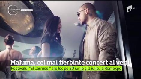 Maluma, show incendiar la Bucureşti