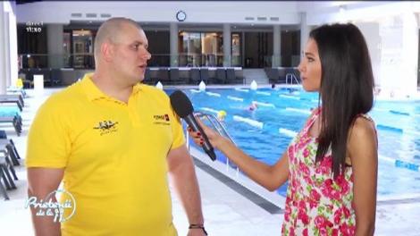 Antonio Costea, despre exercițiile la piscină pentru cei mici: „De la noi anișori îi putem aduce aici și totul va fi ca un joc în apă!”