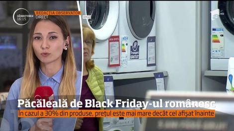 Păcăleală de Black Friday-ul românesc. Preţurile produselor erau umflate înainte