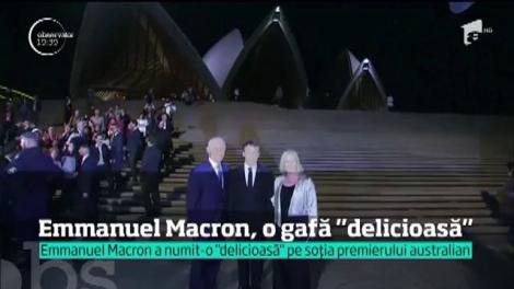 VIRAL! Președintele Franței a făcut o gafă de proporţii. A numit-o „delicioasă” pe soția unui premier