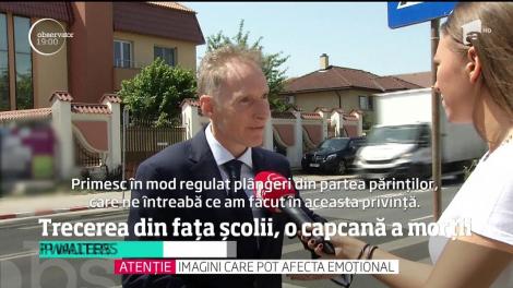 O profesoară dintr-o şcoală privată de lângă Bucureşti a fost lovită în plin pe trecerea de pietoni