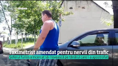 Un taximetrist s-a dezlănţuit în trafic: "Cine-i țăran, bă? Dobitocule care ești!" Imaginile au stârnit revoltă pe internet