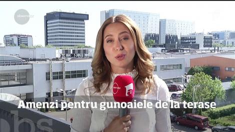 Amenzi pentru gunoaiele de la terasele din Centrul Vechi