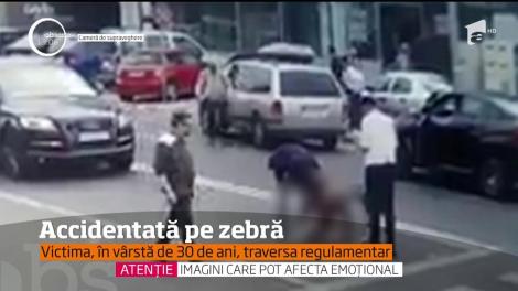 Tânără de 30 de ani, spulberată pe zebră, în zona Pipera