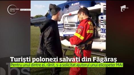 10 turişti polonezi au fost găsiţi după o operaţiune contra-cronometru în Masivul Făgăraș