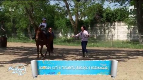 Terapia cu animale pentru copii! Hipoterapia ajută în tratamentul neurologic și neuromuscular