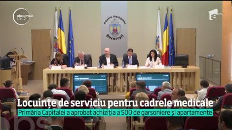 Primăria Capitalei le oferă cadrelor medicale locuinţe de serviciu