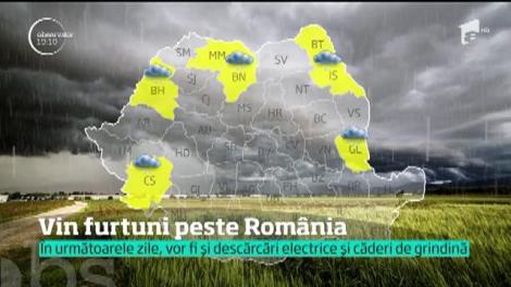A fost emis COD PORTOCALIU! CICLON cu furtuni, ploi abundente, tunete și fulgere, peste România