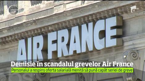 Preşedintele companiei Air France şi-a dat demisia &icirc;n urma grevelor