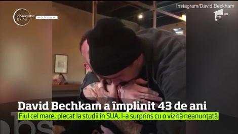 Surpriză de proporţii pentru David Beckham de ziua lui