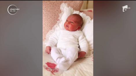 Primele imagini cu prinţul Louis au dat publicităţii