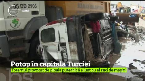 O ploaie neobişnuit de abundentă a făcut ravagii la Ankara
