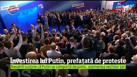 Ample mişcări de stradă, cu două zile înainte de învestirea lui Vladimir Putin