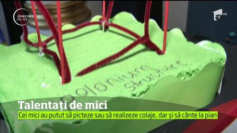 Elevii şcolii Cambridge au realizat o expoziţie de lucrări artistice