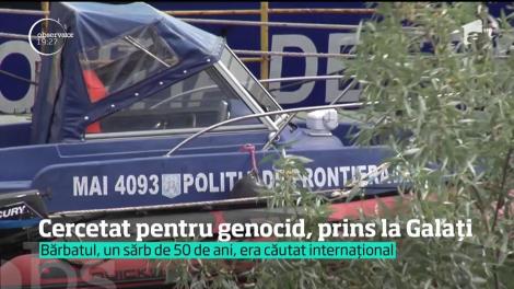 Poliţiştiide frontieră din Galaţi au prins un sârb căutat internaţional şi acuzat de genocid