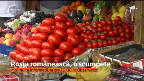 Primele roşii româneşti au ajuns în pieţe. Sunt de aproape cinci ori mai scumpe decât cele din import!