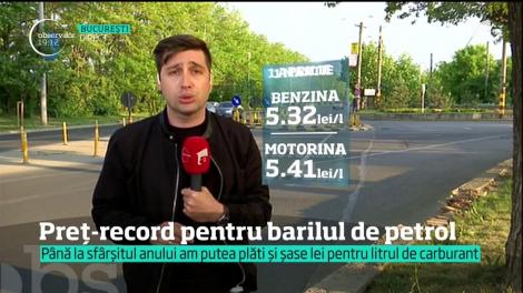 Preț-record pentru barilul de petrol. Până la sfârșitul anului am putea plăti și șase lei pe litrul de carburant