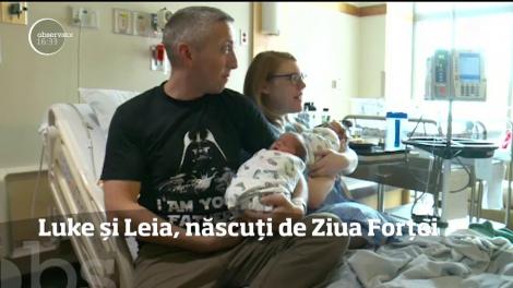 Și-au botezat bebeluşii în semn de omagiu adus personajelor principale din filmul Războiul Stelelor