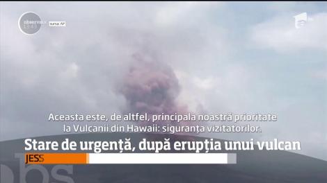 E stare de urgenţă în paradisul destinaţiilor de vacanţă, Hawaii, după erupţia unui vulcan
