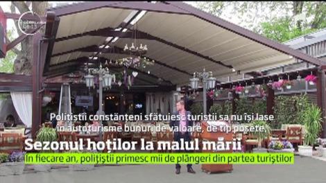 Deschiderea sezonului estival dă şi startul furturilor la malul mării