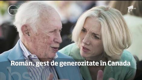 Un milionar de origine română din Canada dă lumii întregi o lecţie de generoziatate: a donat un milion de dolari unui adăpost pentru femei sărace