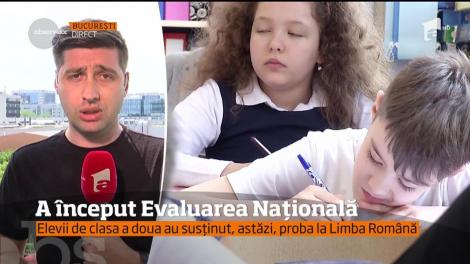 Elevii de clasa a doua au trecut astăzi prin primul examen al vieţii lor!