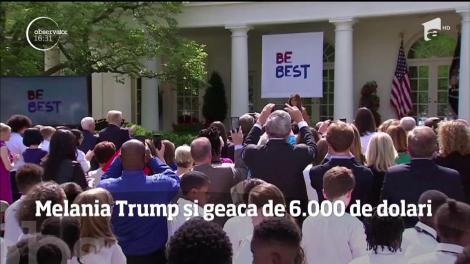 Prima doamnă a Statelor Unite și geaca de 6.000 de dolari